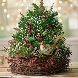 Мини-ёлочка своими руками