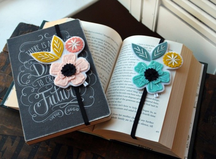 Нежное очарование фетровых закладок: идеи