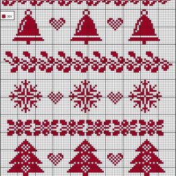 ​Новогодняя вышивка