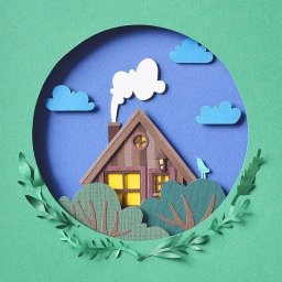 ​Объёмные открытки из цветной бумаги: идеи для творчества