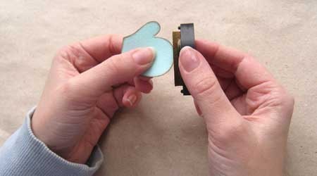 ​Открытка ручной работы к новому году