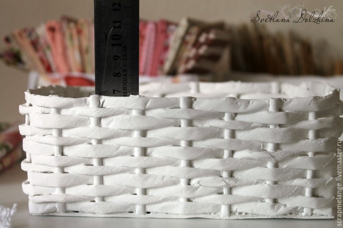 Шьем уютный чехол для корзинки