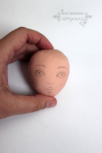 Создаем лицо кукле: как живая