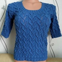 Красивый узор для пуловера со схемой