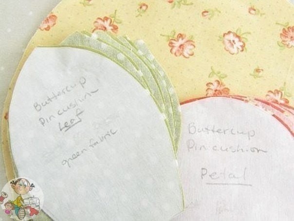 Шьём игольницу-цветок