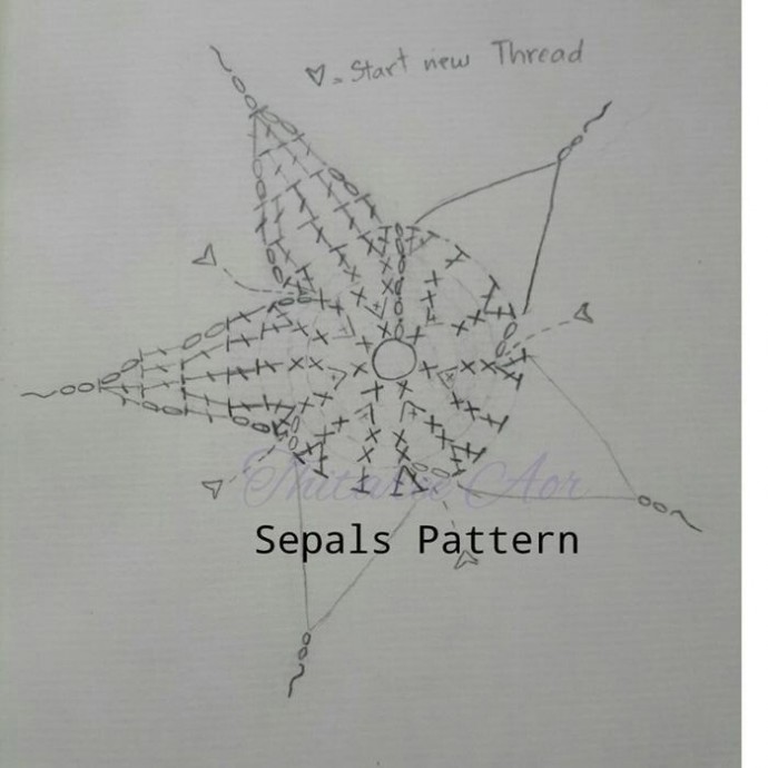 Очаровательные розочки крючком