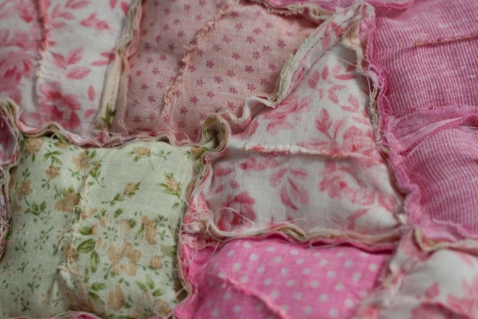 Круглые подушки в технике bubble quilt