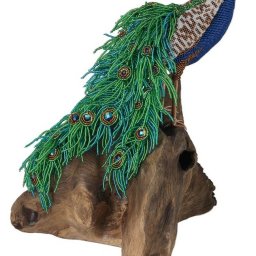 Павлин из бисера