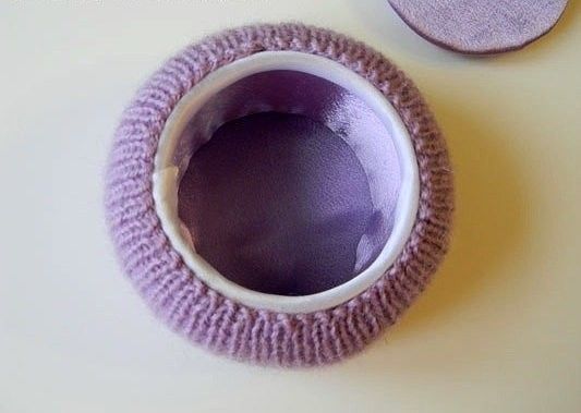 Мини шкатулка из бобины от скотча