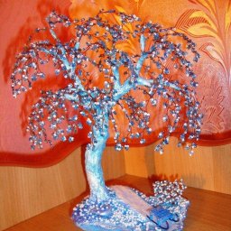 Нарядное зимнее деревце