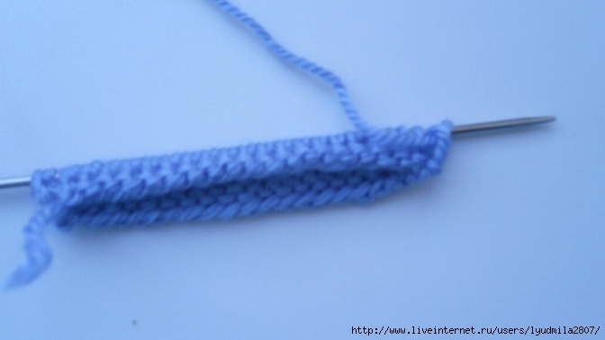Вязание вкруговую на двух спицах