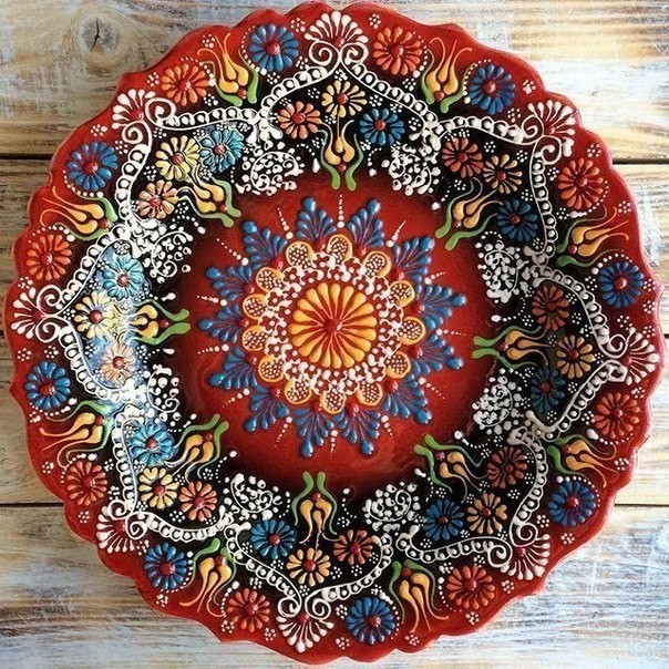 ​Идеи точечной росписи восхитительных тарелок