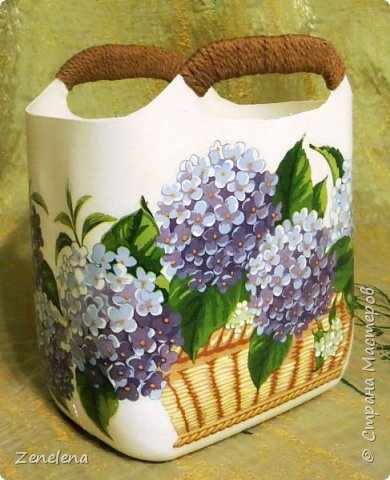 Как сделать из обычной канистры очаровательную  корзинку