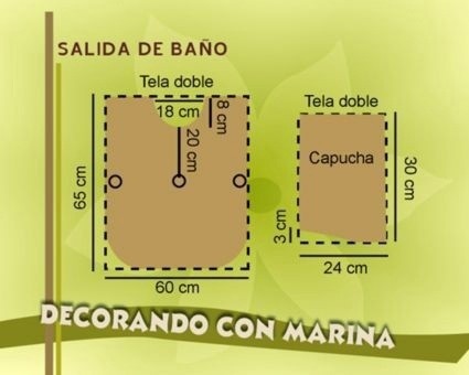 Простые детские халаты с капюшоном