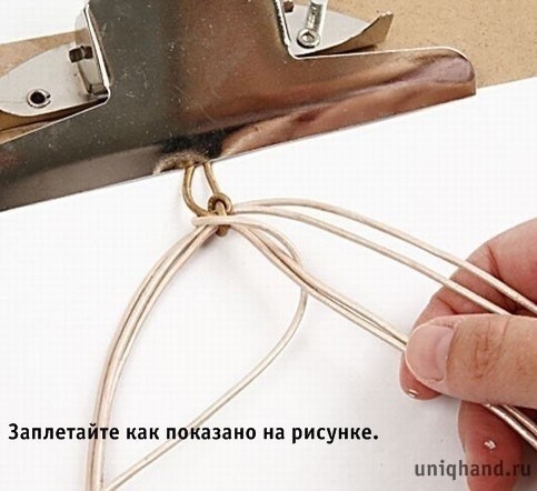 Мини-мастер-класс по плетению браслета