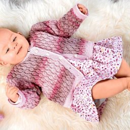 Жакет в розовых тонах