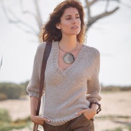 Пуловер из альпаки