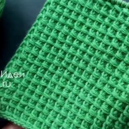 ​Очень простой узор спицами "Бамбук"