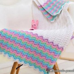 Узор зигзаг крючком