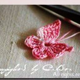 ​Как связать бабочку крючком