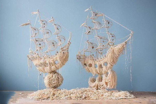 ​Корабли из жемчужных ожерелий: идея для вдохновенного творчества