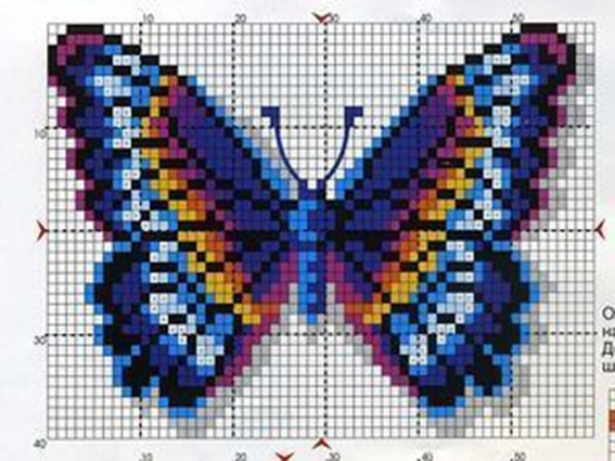 Красивейшие схемы бабочек для ваших кулонов