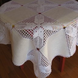 Обвязка скатерти крючком