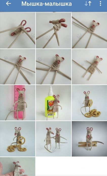 Плетение из газетных трубочек