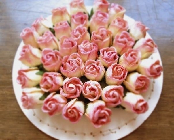 Открытка с розочками: мастер-класс