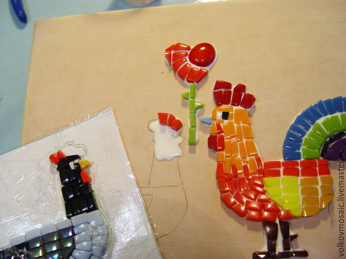 Шкатулка для документов в смешанной технике