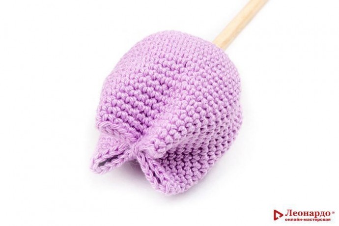 Вязаные тюльпаны