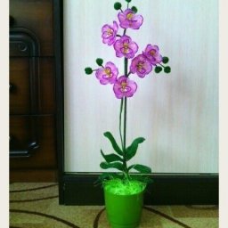 Орхидея из бисера