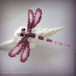 Стрекозы из бисера
