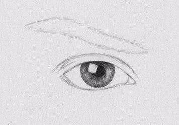 Учимся рисовать женские глаза