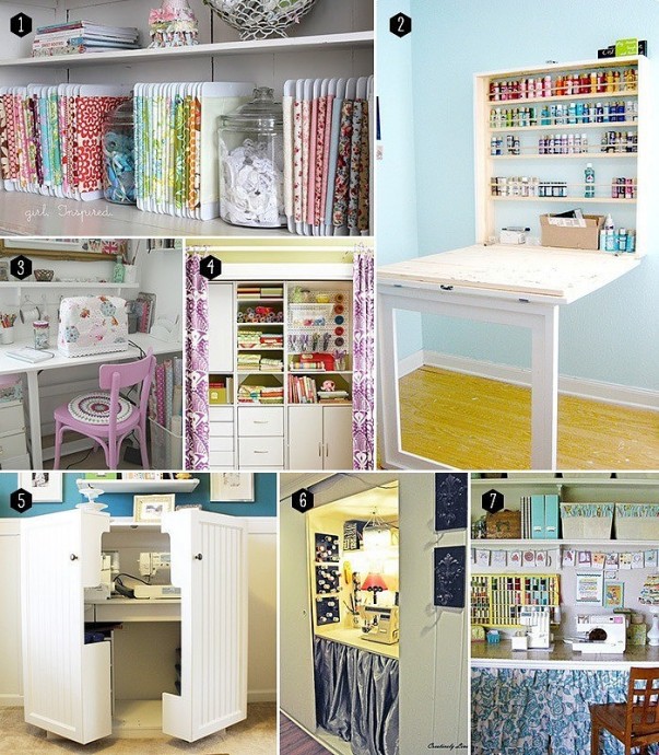 5 советов, как организовать маленькое пространство для шитья