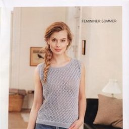 Ажурный летний топ