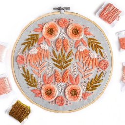 Ботаническая орнаментальная вышивка