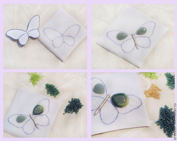 ​Брошь-бабочка
