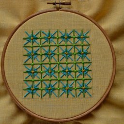 Декоративная сетка или крестик для ленивых