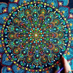 ​Идеи точечной росписи