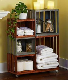 Как использовать ящики в интерьере