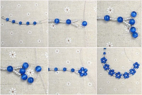 Красивые ожерелья из бусин и бисера Красивые ожерелья из бусин и бисера