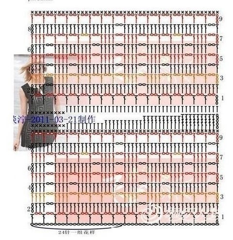 Греческий узор крючком