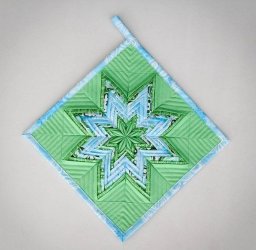 Очень красивая прихватка со звездой