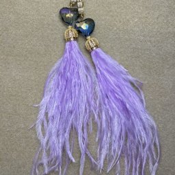 Воздушные серьги-пёрышки