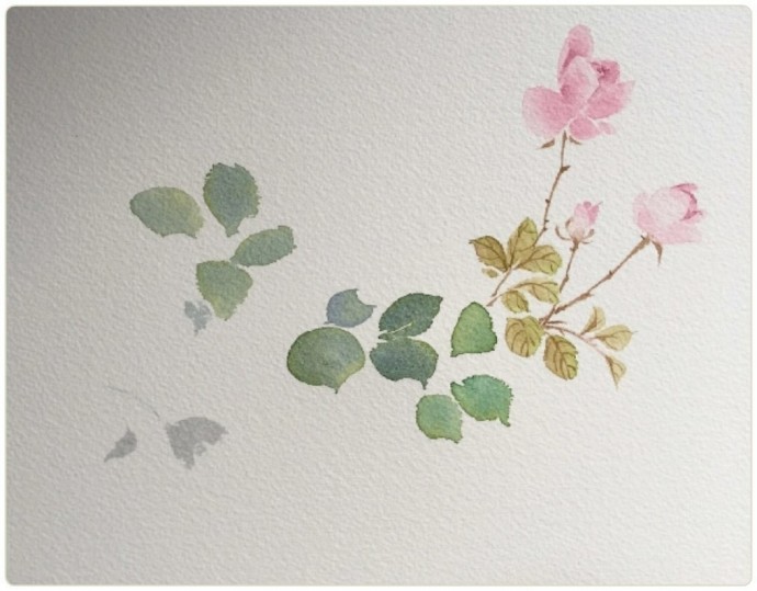 Рисуем веточку вместе