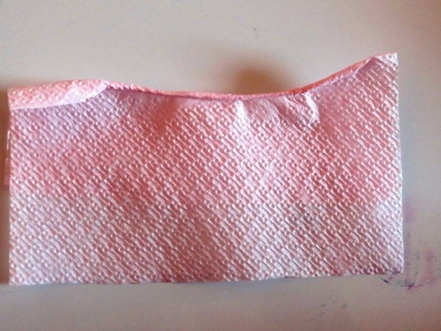 Розы из салфеток