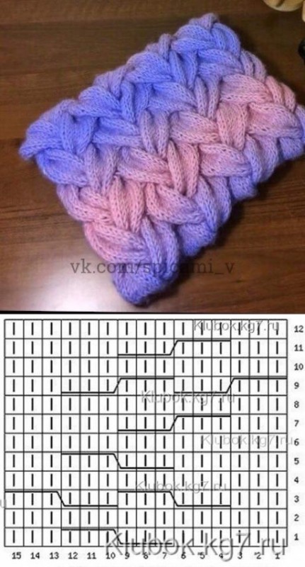 Узоры спицами