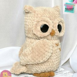 Вязание крючком совенка