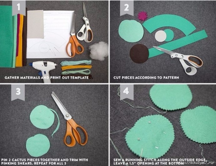 Игольница-кактус